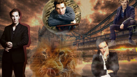Benedict Cumberbatch - London bridge sunrise