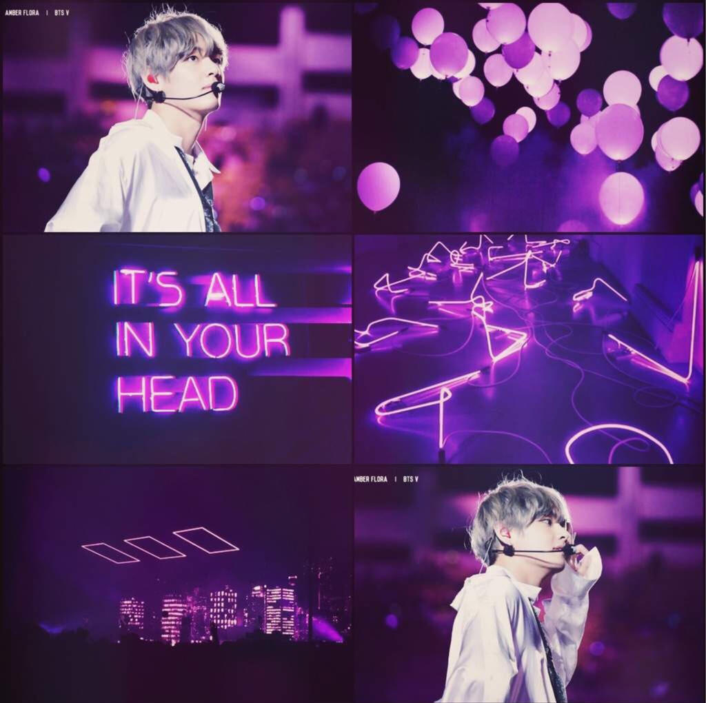 BTS - V : Neon Purple Aesthetic by Beaxh-Bxtch on DeviantArt