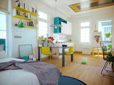 in0487: Small Living Space