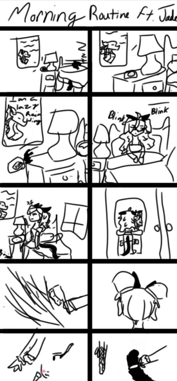 Comic Book Morning Routine Checklist Morning Routine by jadethedaemos25 on DeviantArt