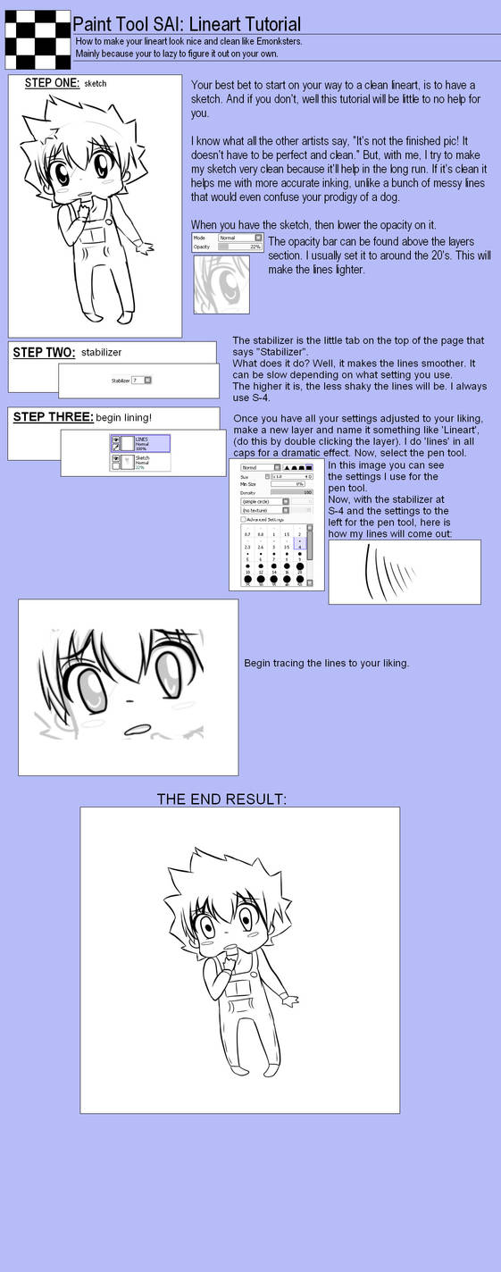 Sai Lineart Tutorial By Emonkster On Deviantart Sai Lineart Tutorial By Emonkster On Deviantart
