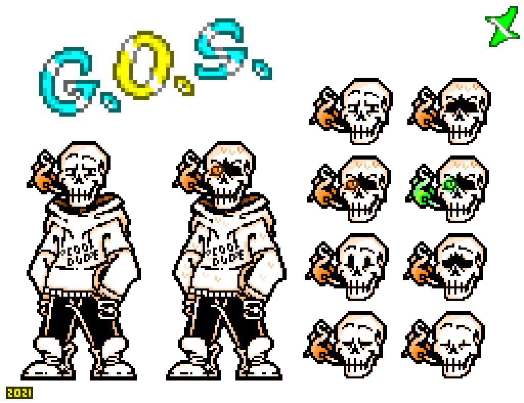 Undertale) SANS sprite V2 by G.O.S. (me) (read de by guardianofskeleto on  DeviantArt