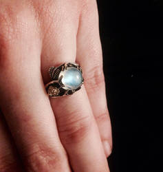 Moonstone ring