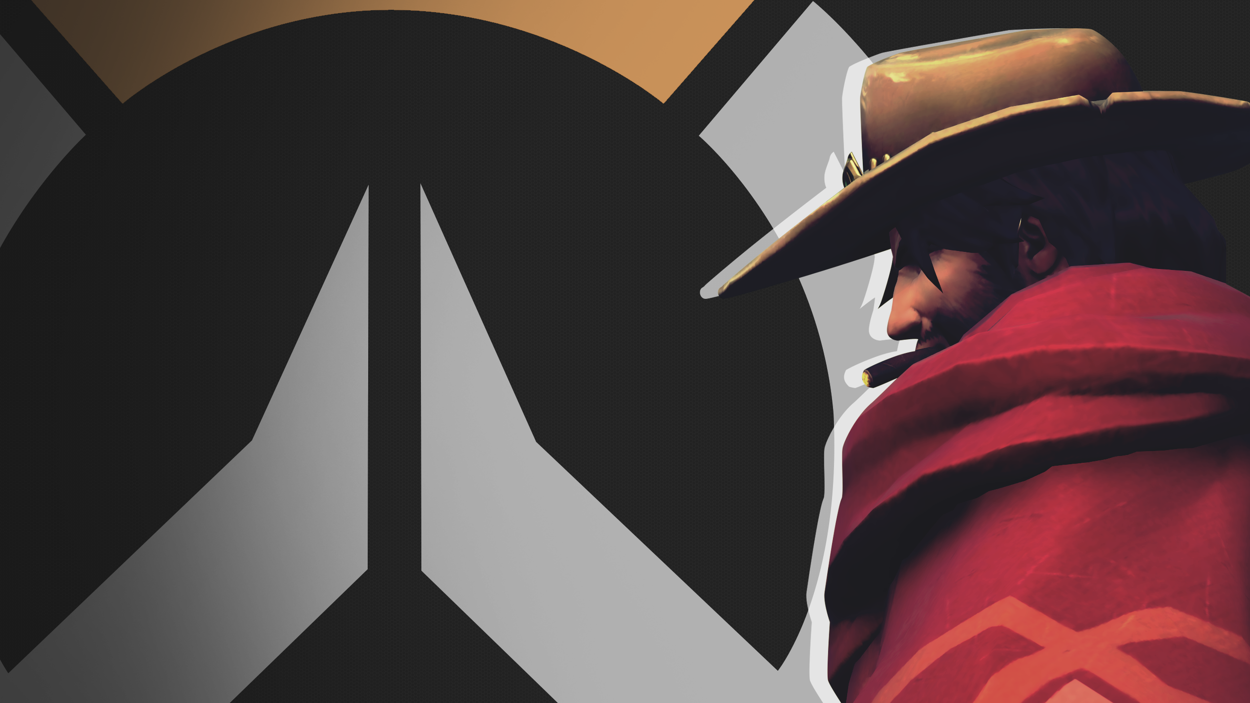 Overwatch Side Profile Wallpaper - Mccree