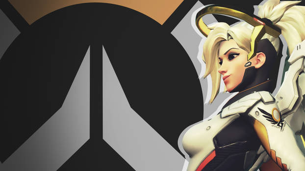 Overwatch Side Profile Wallpaper - Mercy