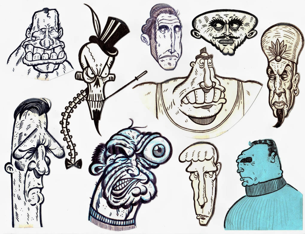 Various Ugly faces by ArtyFreeman on DeviantArt