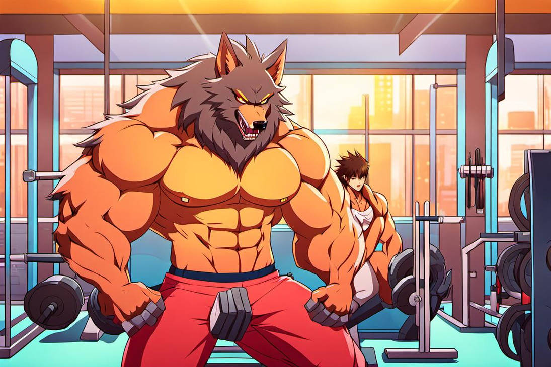 Werewolf Exercise Routine Werewolf and Duke taking shower in locker room by jayhoang233 on DeviantArt