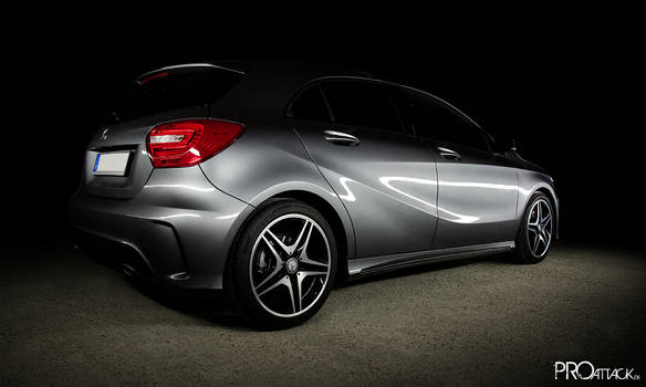 Mercedes A-Class in the light.....