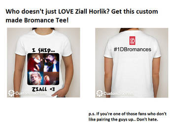 Ziall Horlik Bromance Tee 1D by Crazy4SasuNaru