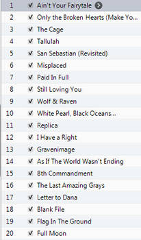 Full Moon, Best Of Sonata Arctica track list