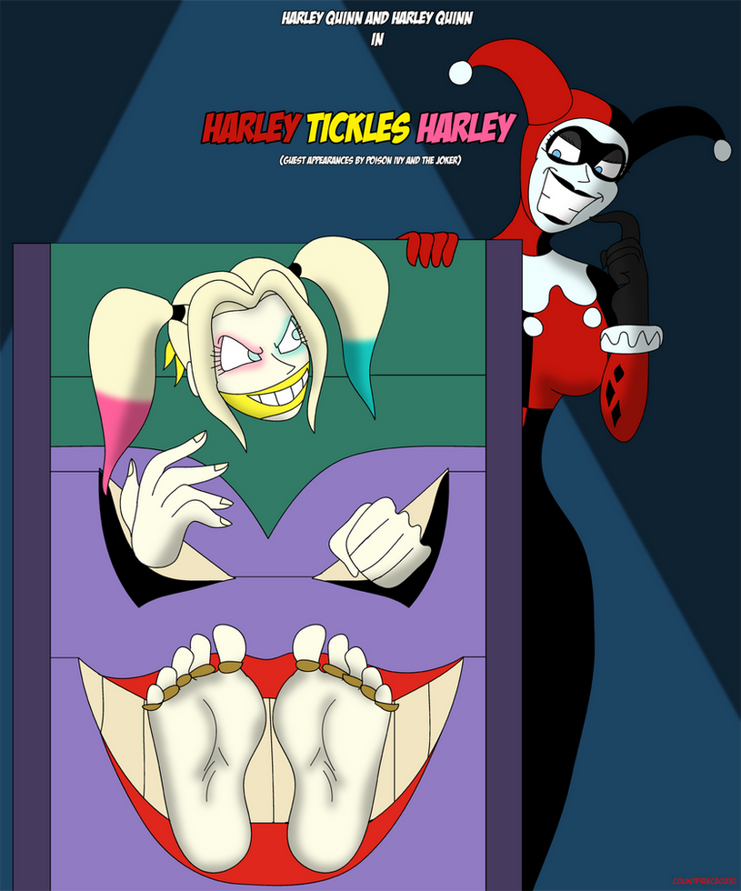 Harley tickles Harley