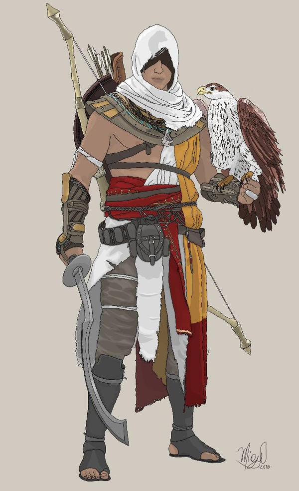 Bayek (Assassin's Creed Origins) by MiguelStadnicki on DeviantArt