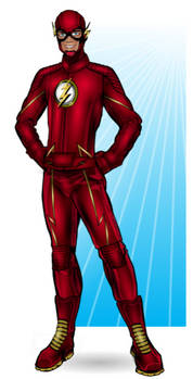 The Flash (TV costume) Dec 2016