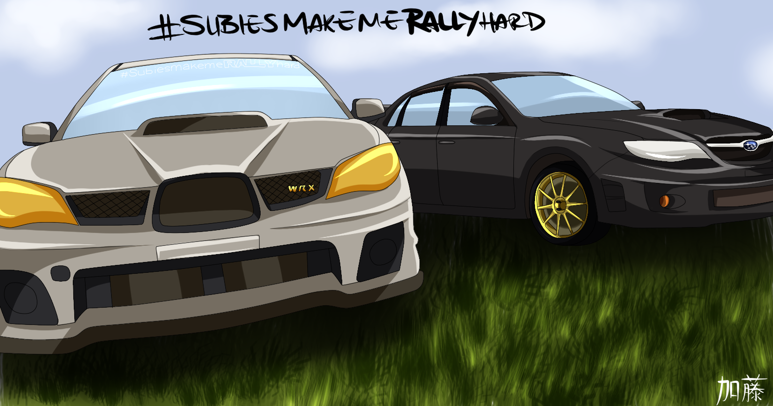 Impreza Pair [Gift Art]