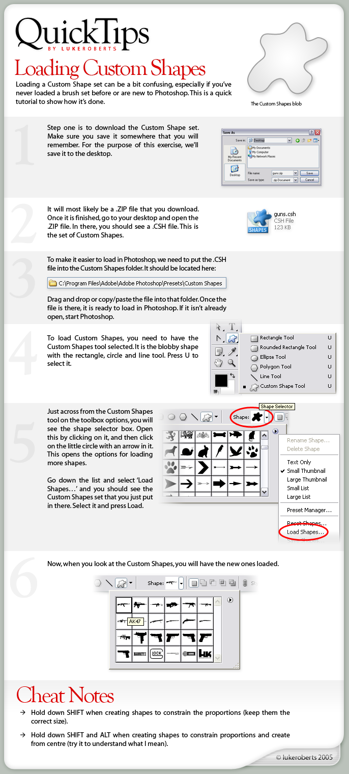 QuickTips: Load Custom Shapes