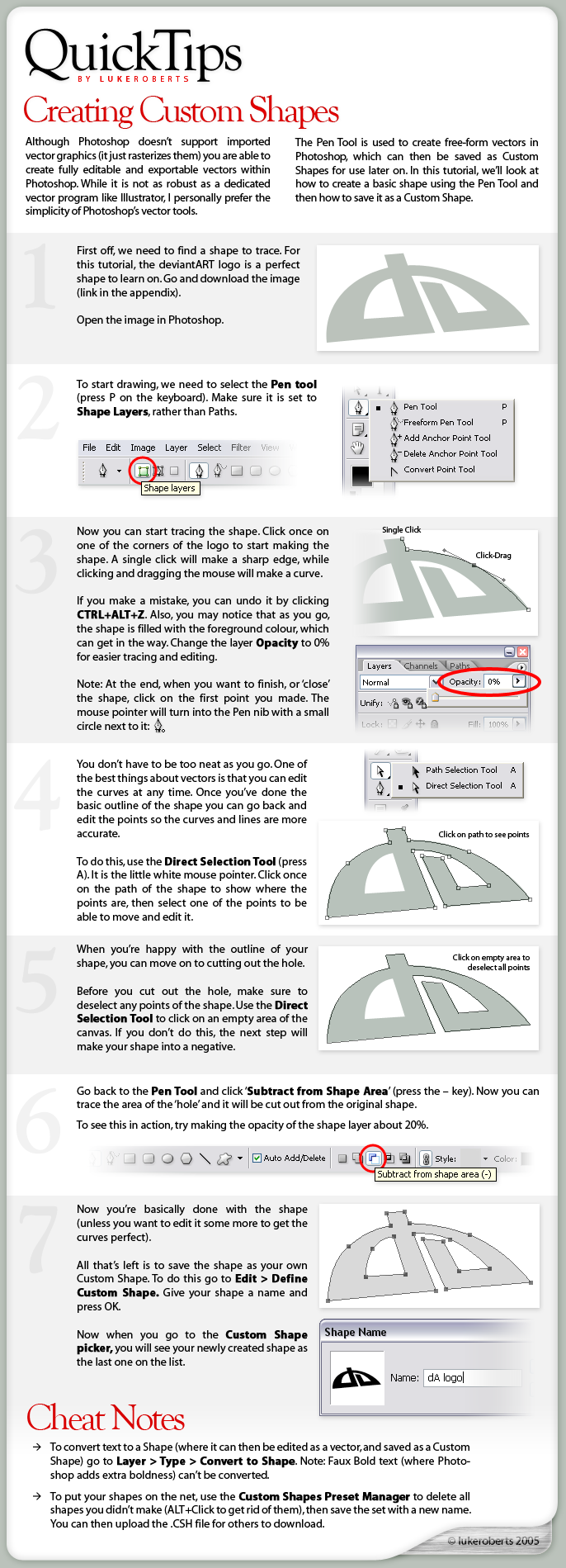 QuickTips: Create CustomShapes
