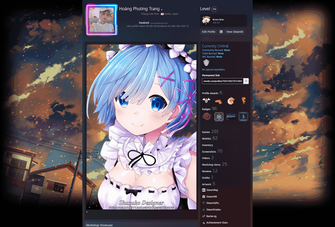 Rem Steam Animated Artwork by Shuzuko-chan on DeviantArt