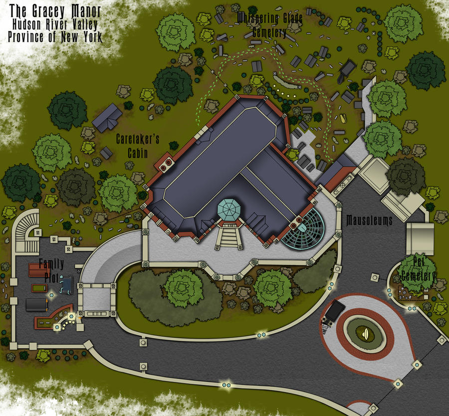 Haunted Mansion Grounds Floor Plan By Shadowdion On Deviantart