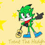 Sonic OC-Trent The Hedgehog.