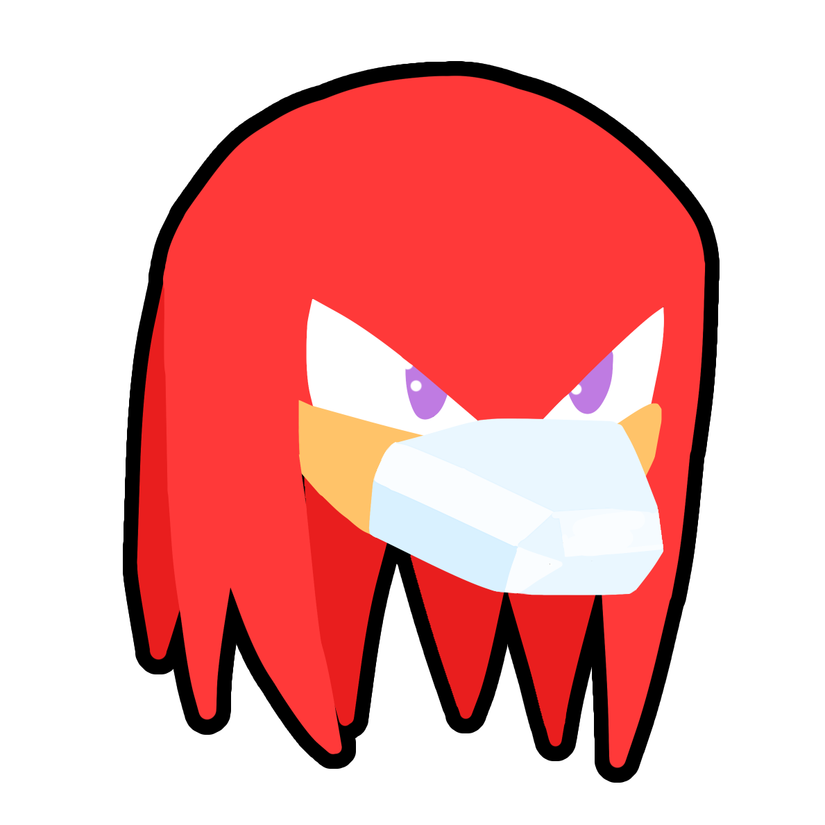 Commission Masked Knuckles By JoshDraws07 On DeviantArt
