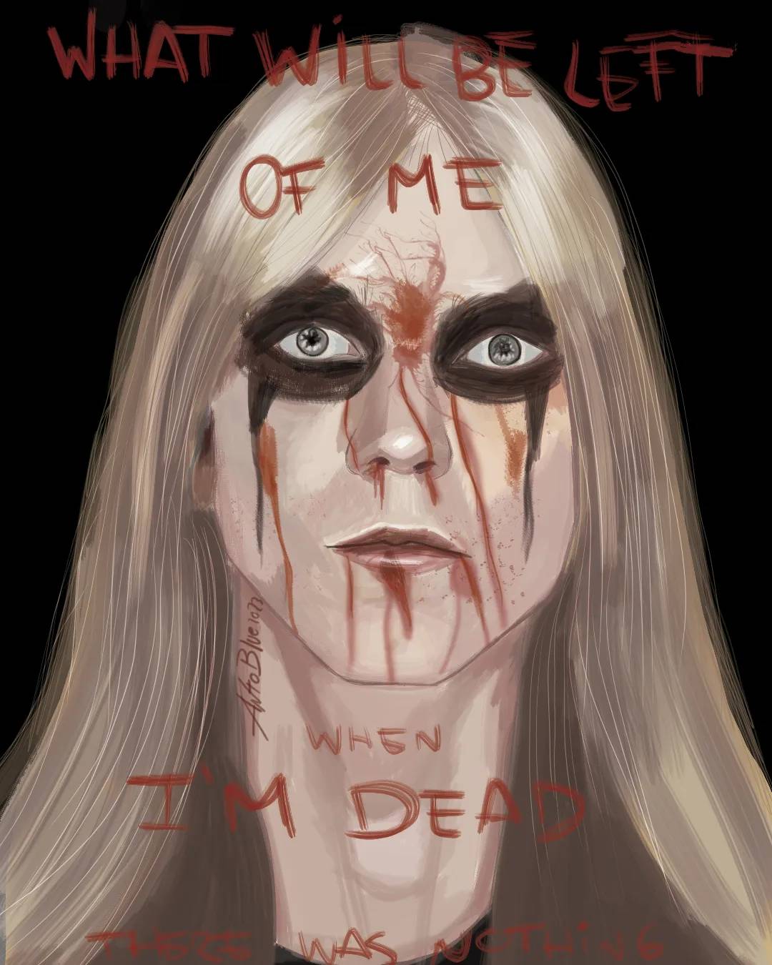 Excuse the blood, Per Dead Ohlin , Mayhem by NedimIncTotalWar on  DeviantArt