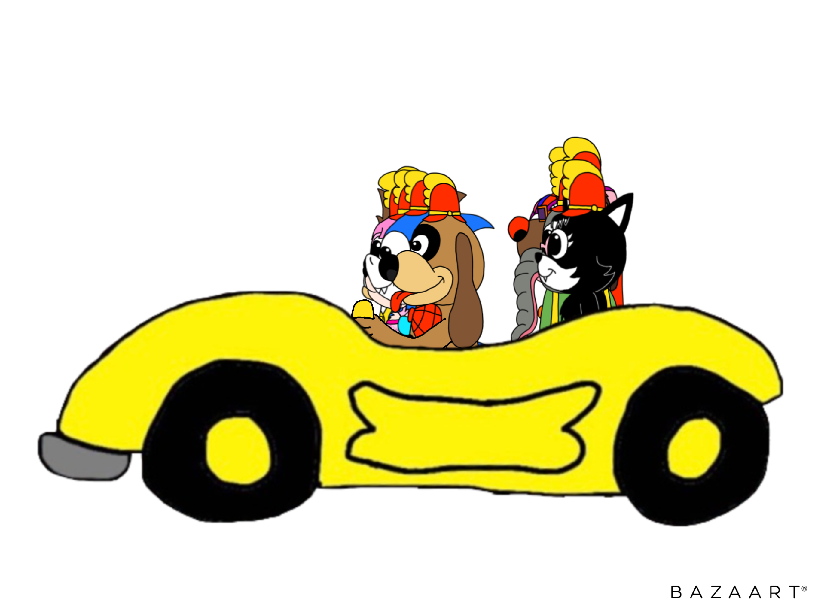 Banana Split Ride The Banana Splits riding the banana buggie (right) by Bugmaser on ...