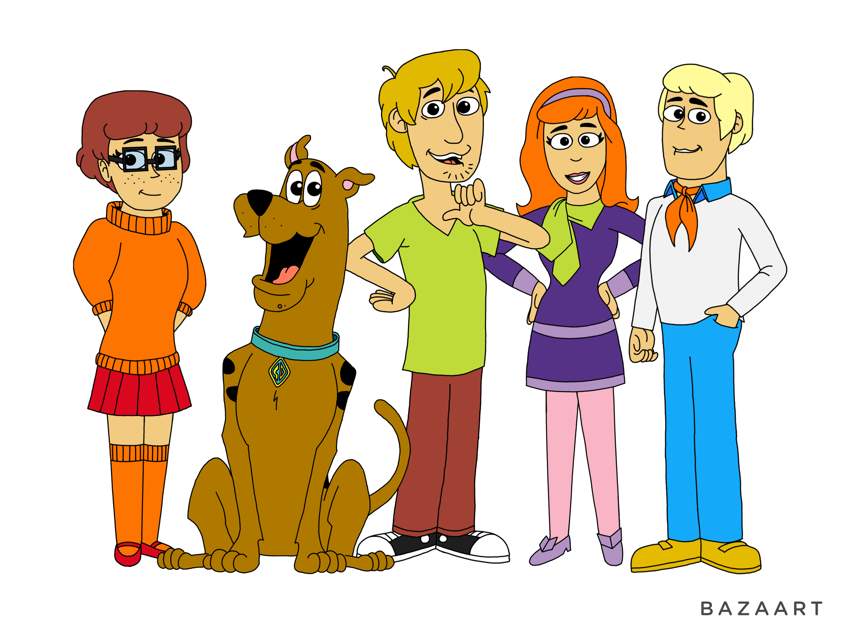 Scooby Doo (REBORN) Mystery Inc. by Bugmaser on DeviantArt