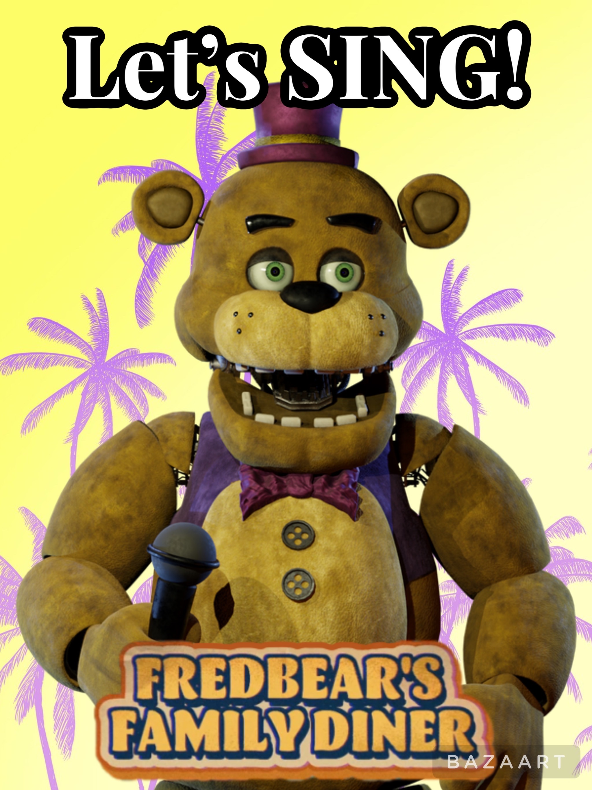 Fredbears Family Diner 1975 - Fredbear Poster by Bugmaser on DeviantArt