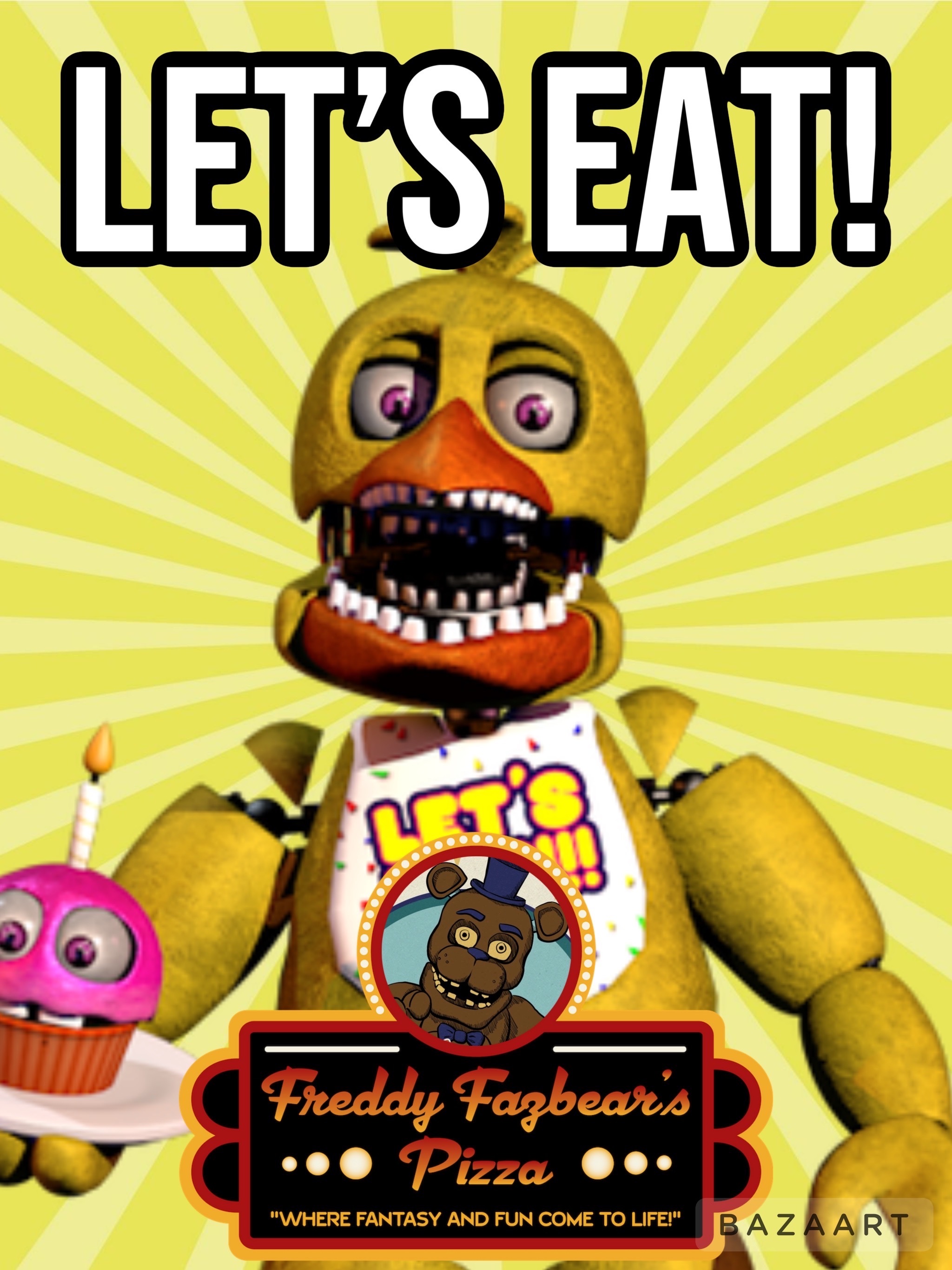 Fredbears Family Diner 1975 - Fredbear Poster by Bugmaser on DeviantArt