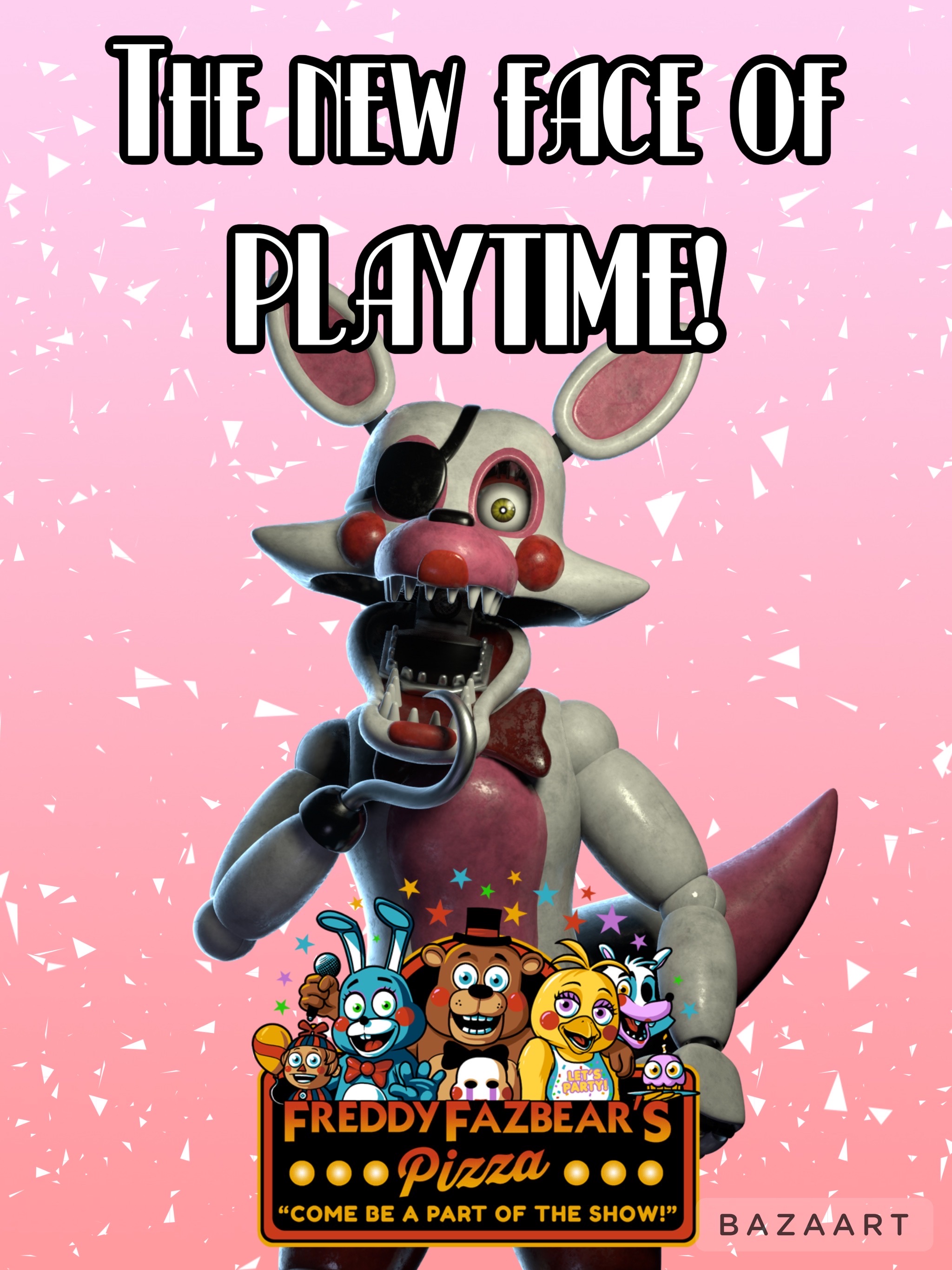 TJOC posters covered with FNaF 1 (Freddy) by Bugmaser on DeviantArt