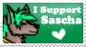 I Support Sascha - Stamp by ImHerMonster