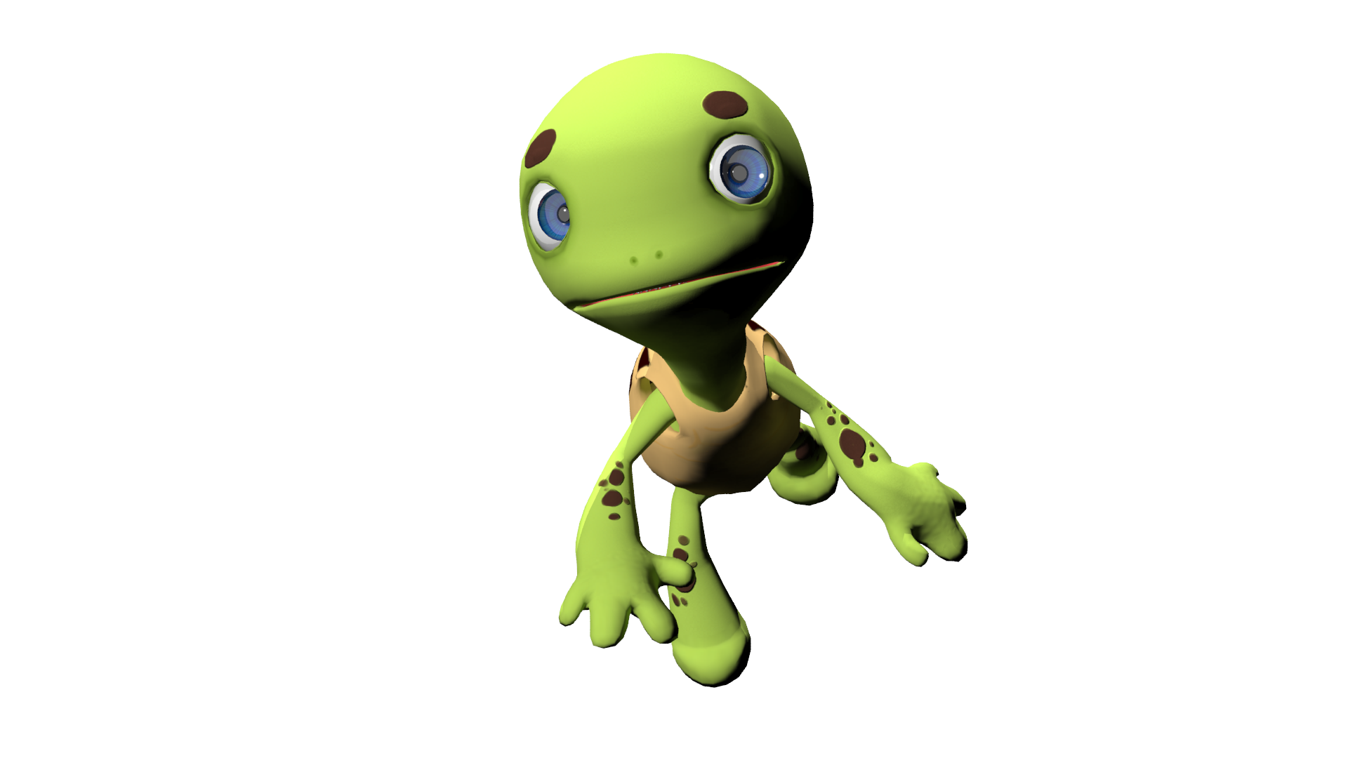 Turtle Charackter 3D