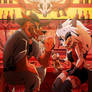 Axel x Loona Bar Brawl