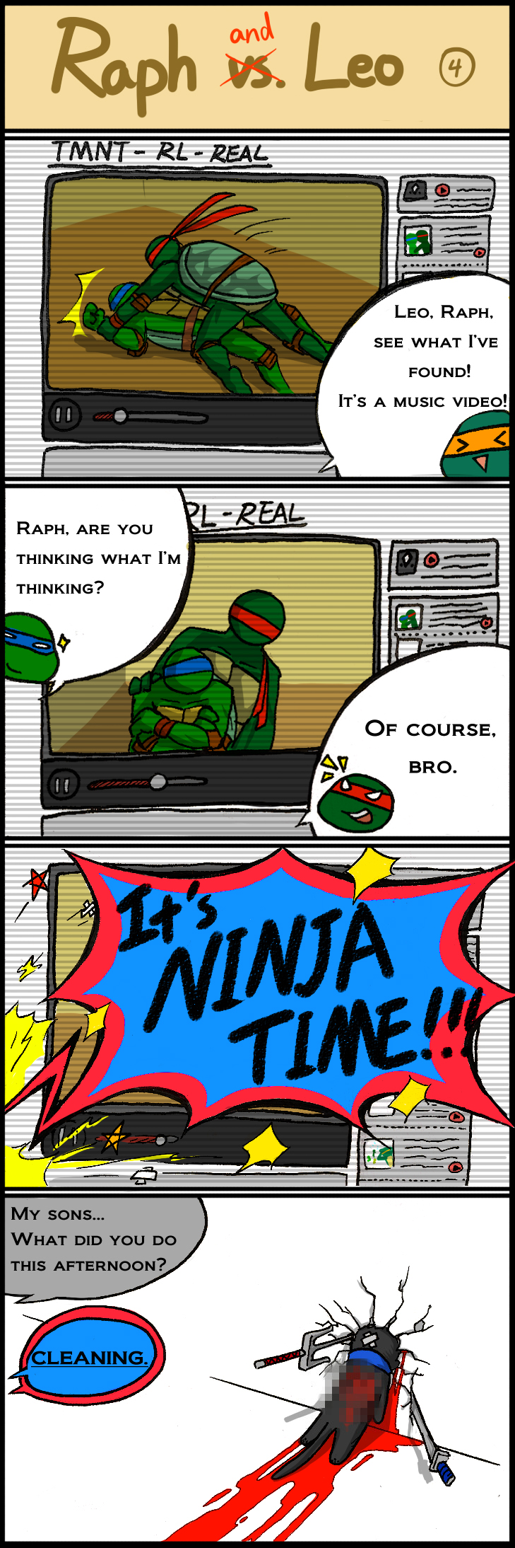 TMNT comic strips 4