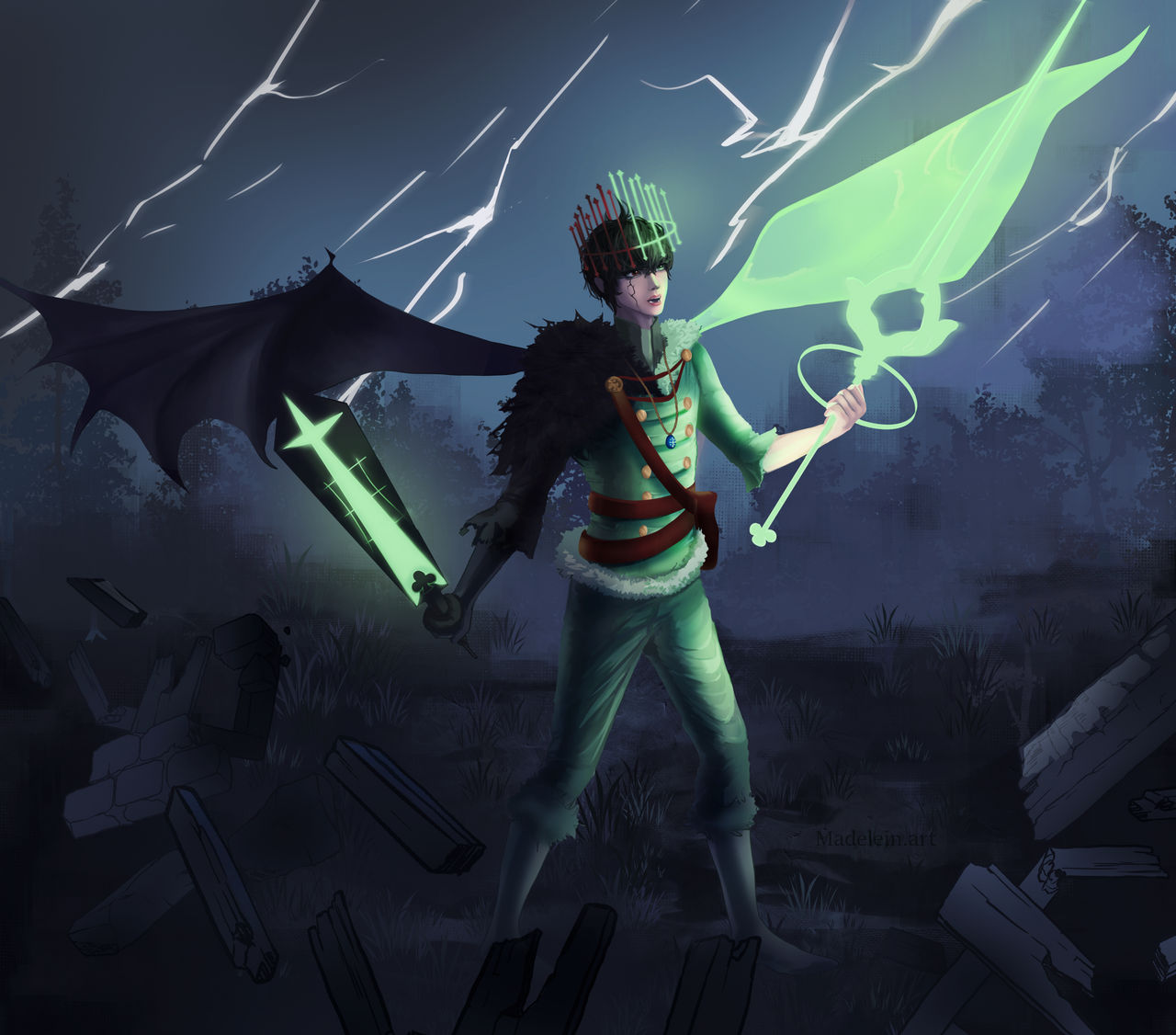 Yuno Grinberryall / Black clover Yuno