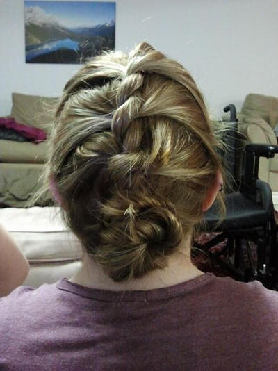 French Twist Into Bun