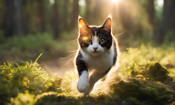 Cute Cat in the Sun #2