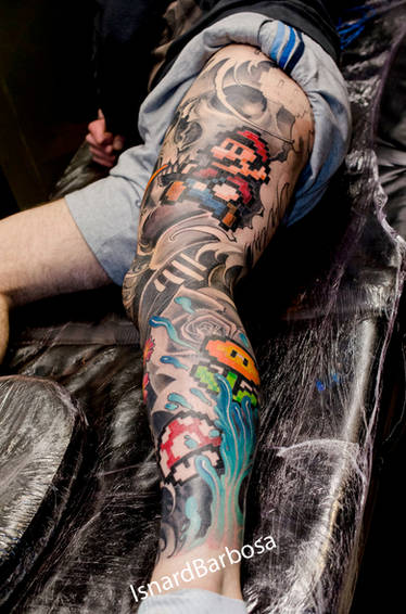 Tattoo uploaded by Márió • This is sparta! #sleeve #tattoo #realism •  Tattoodo