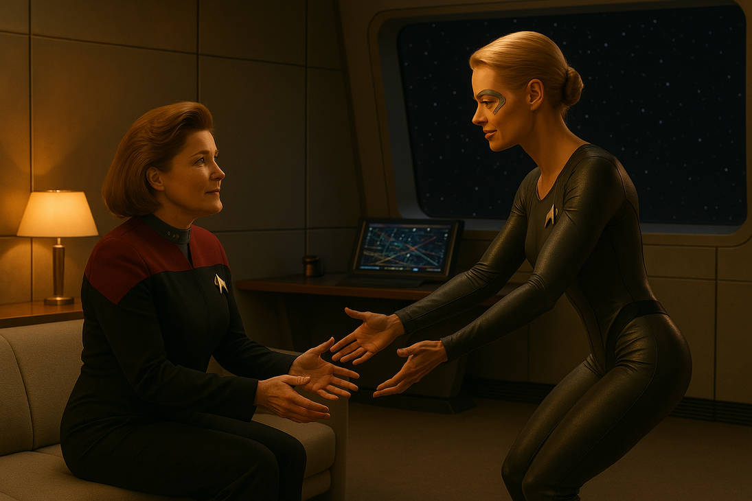 Janeway With Rife Assortments of Janeway & Seven Images - KernowTrekker - Star Trek ...