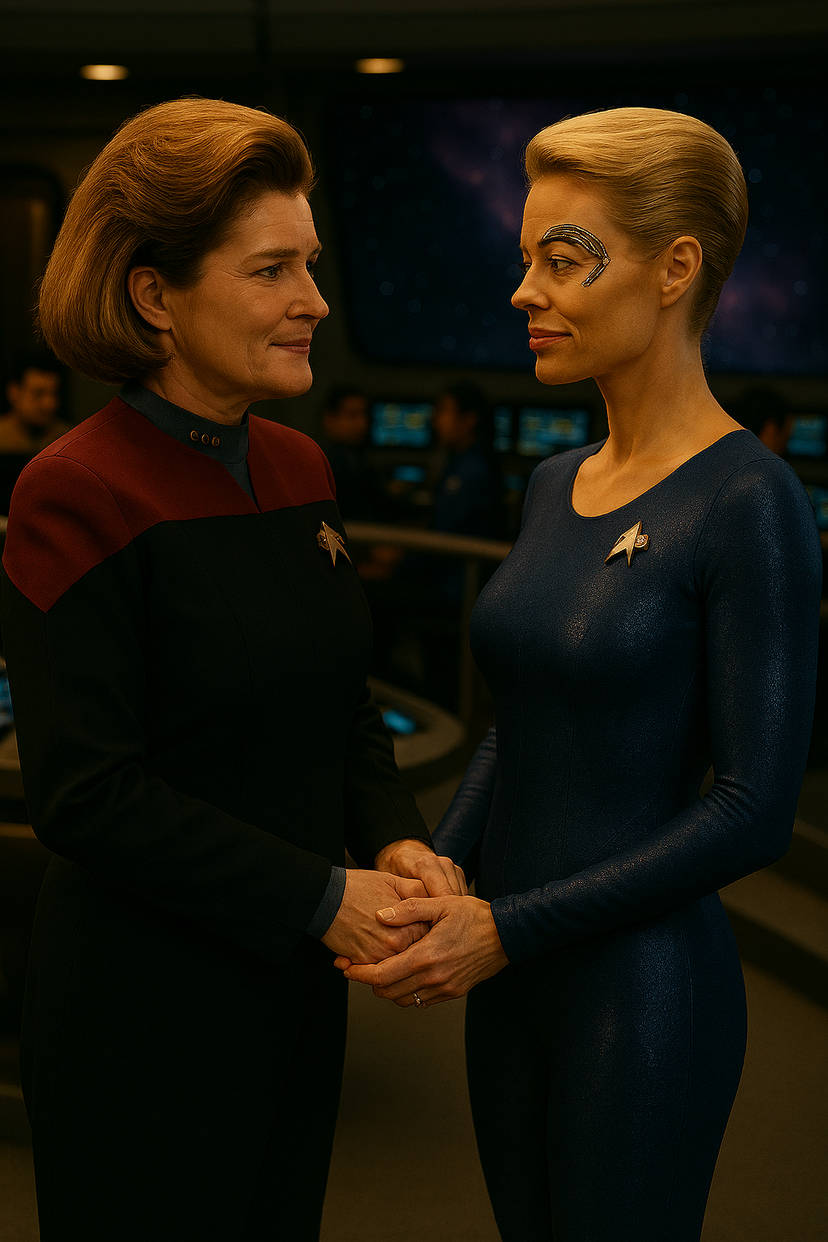 Janeway With Rife Assortments of Janeway & Seven Images - KernowTrekker - Star Trek ...