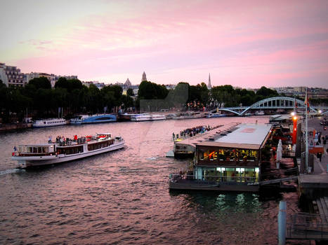 Sunset in Paris