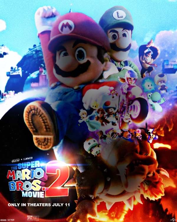 The Super Mario Bros Movie 2 (2025) Concept Poster by lolthd on