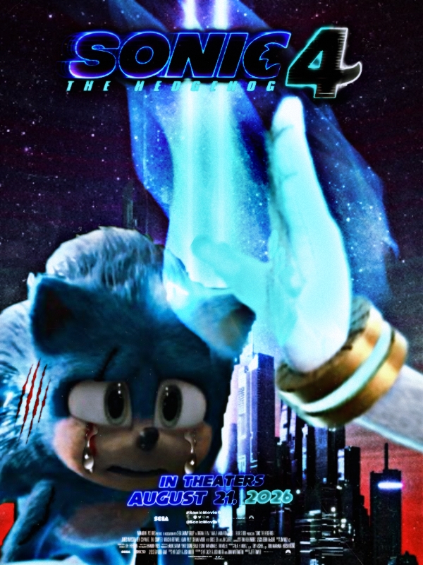 sonic movie 3 poster V4 by paulinaolguin on DeviantArt