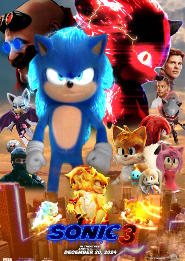 Sonic Movie 3 Poster(Fan Made) by TailsTheDesigner92 on DeviantArt