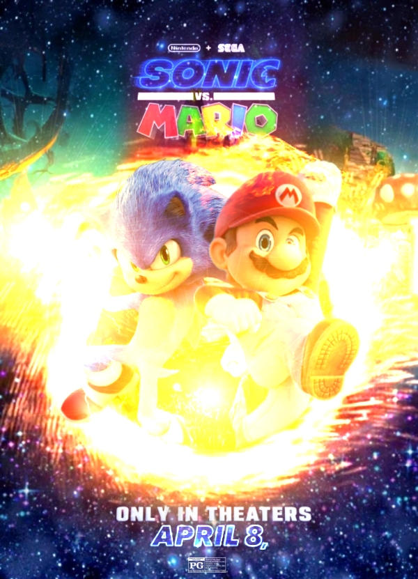 Sonic vs Mario - Official Fan Made Poster by heybolol on DeviantArt