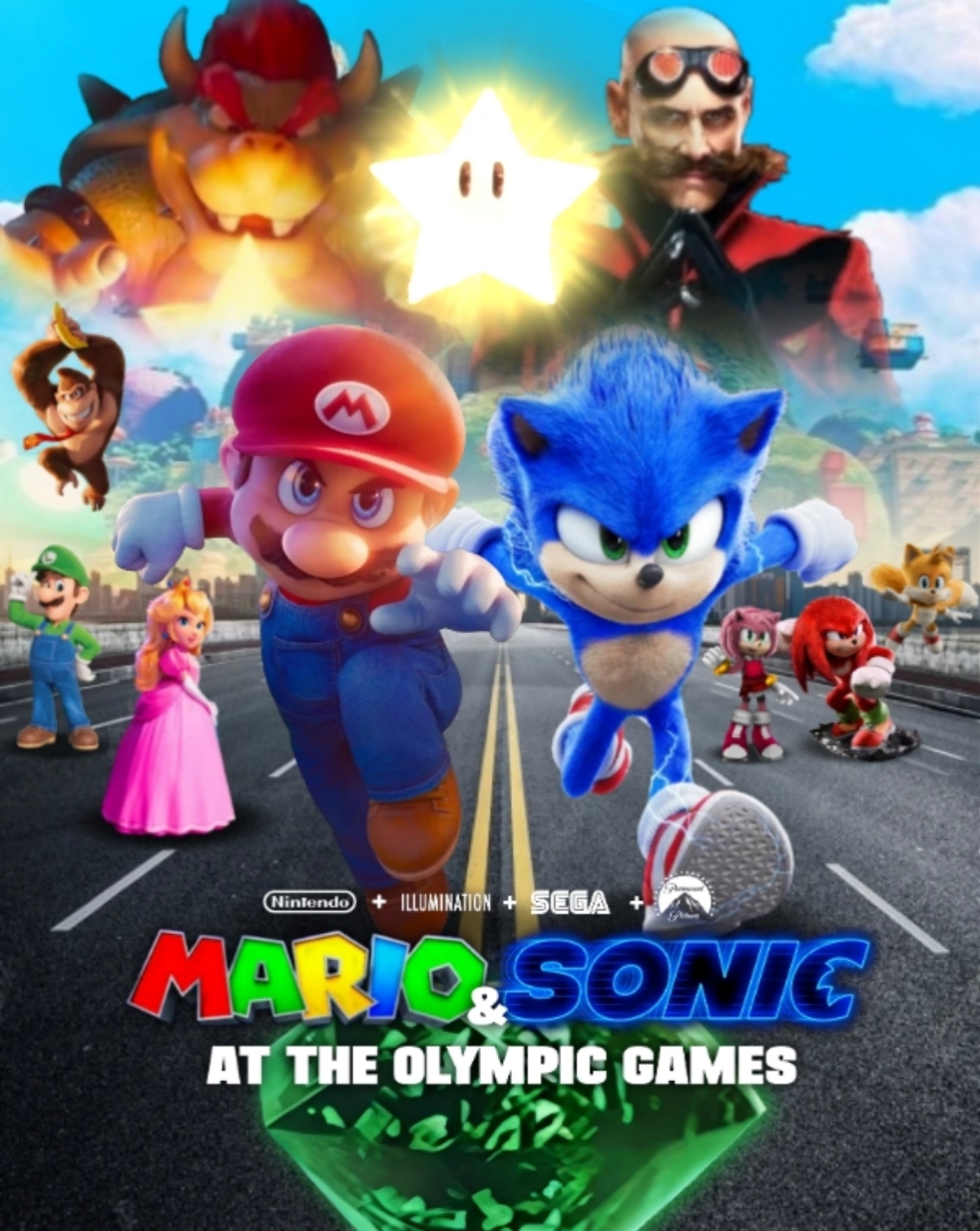 Mario and Sonic At The Olympics Games Movie!!! by heybolol on DeviantArt