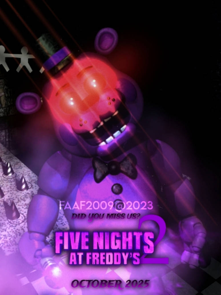 Five Nights At Freddy 2025 Wall Calendar