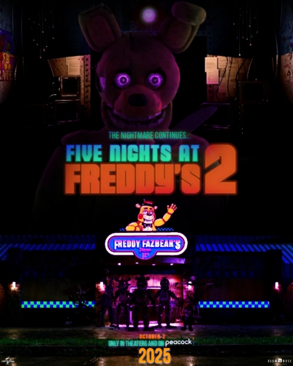 Five Nights At Freddy 2 (2025) - Concept Poster 2 by heybolol on DeviantArt