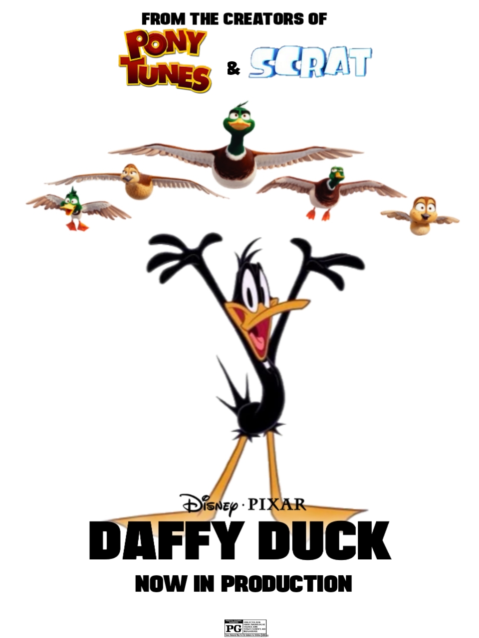 Disney and Pixar: Daffy Duck - Teaser Poster by heybolol on DeviantArt