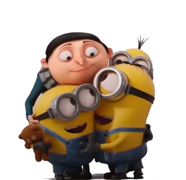 Hug Me Bob Minion - Kevin Stuart and Bob hugs Gru render by heybolol on DeviantArt